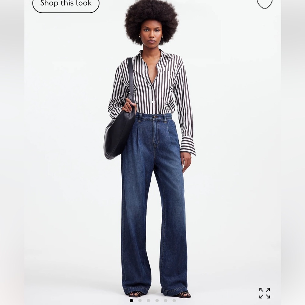 NWT Madewell Harlow Wide Leg Denim